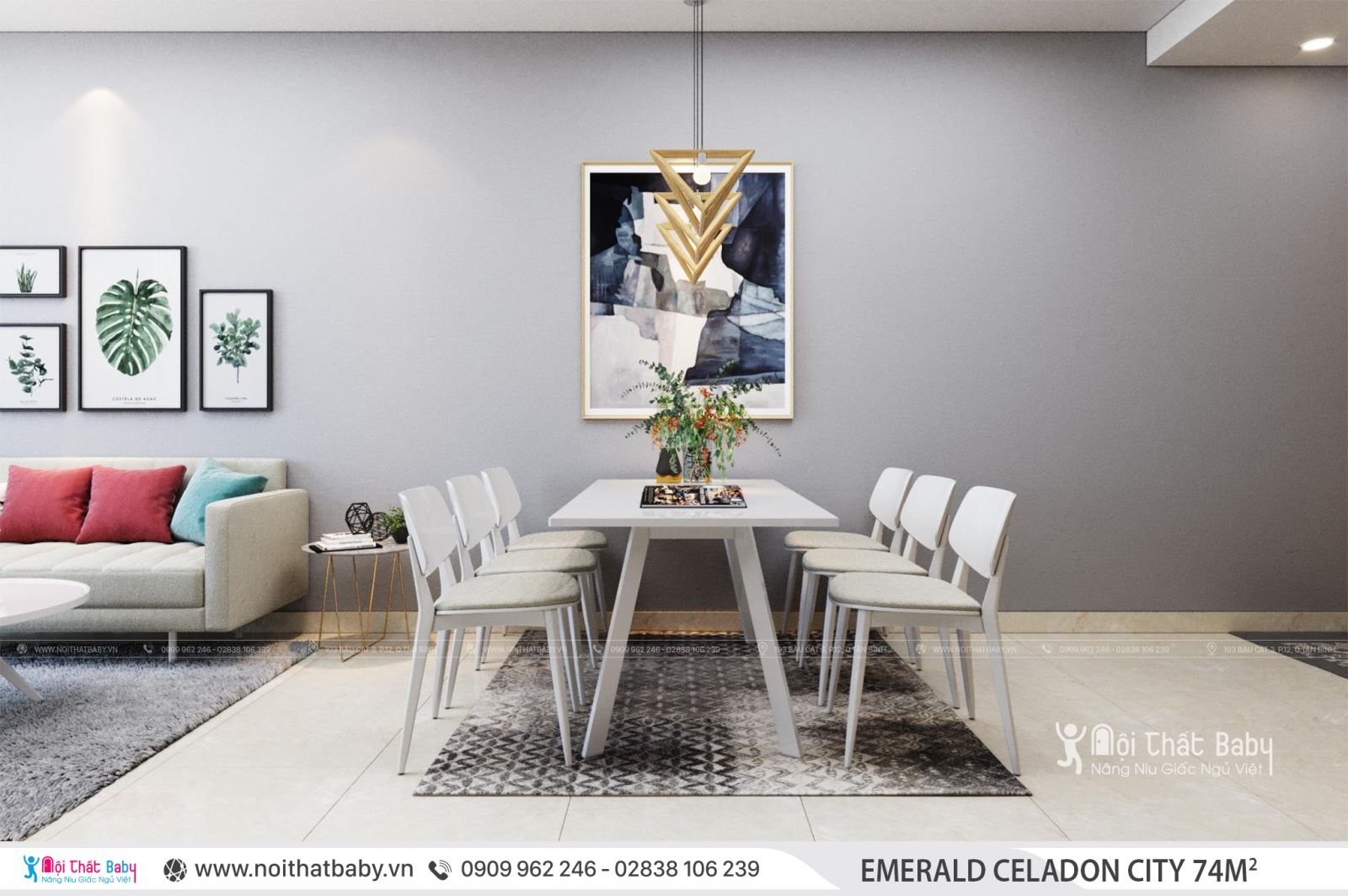Tổng hợp các mẫu thiết kế nội thất Chung cư Emerald Celadon City